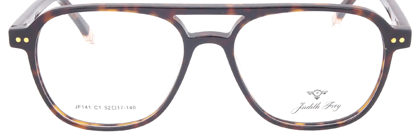 JF141 - C1 - Handmade Bio Acetate Havana Brown - glassesbyahana.com
