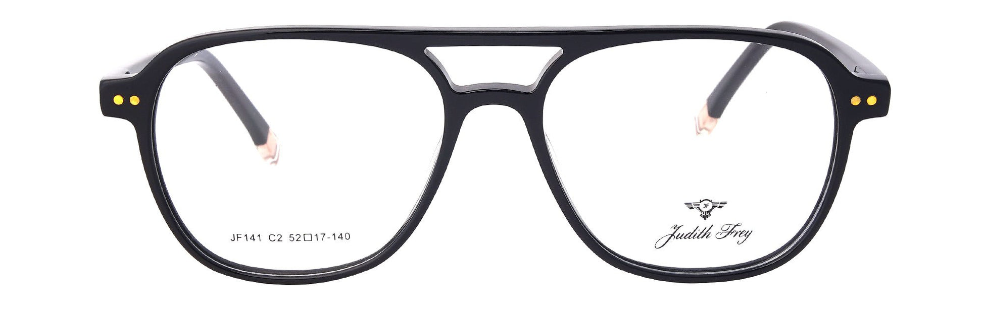 JF141 - C2 - Handmade Bio Acetate Midnight Black - glassesbyahana.com
