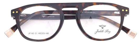 JF142 - C1 - Handmade Bio Acetate - Havana Brown - glassesbyahana.com