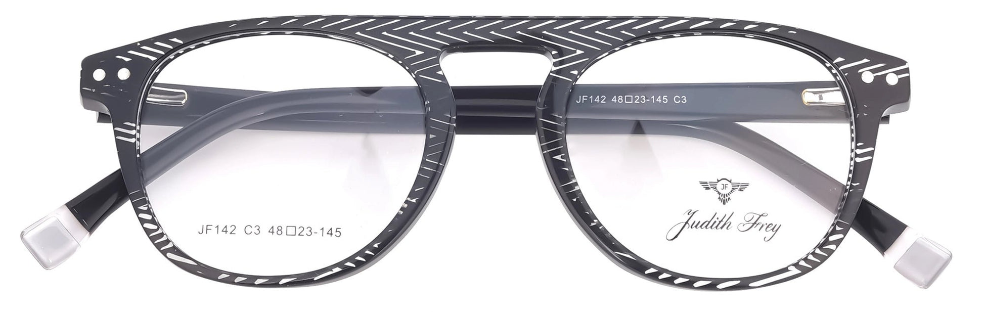JF142 - C3 - Handmade Bio Acetate - Midnight Black - glassesbyahana.com