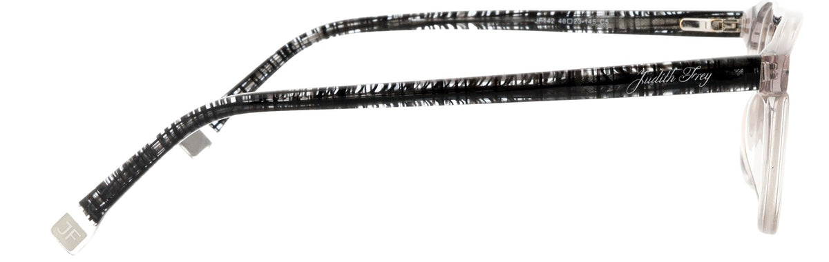 JF142-C5-Handmade Bio Acetate-Crystal Grey - glassesbyahana.com