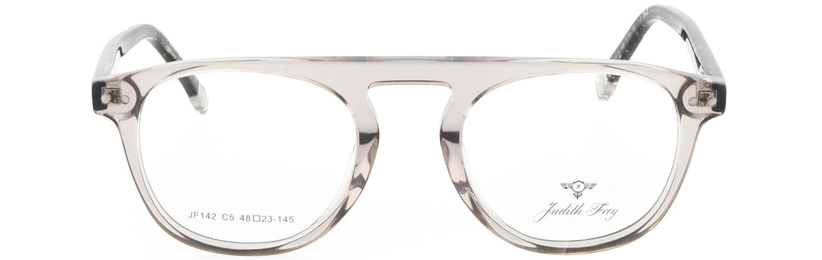 JF142-C5-Handmade Bio Acetate-Crystal Grey - glassesbyahana.com