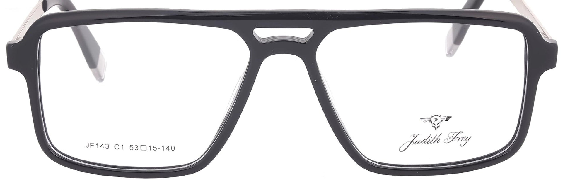 JF143 - C1 - Handmade Bio Acetate - Midnight Black - glassesbyahana.com