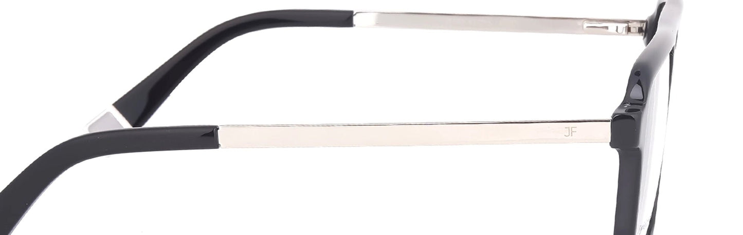 JF143 - C1 - Handmade Bio Acetate - Midnight Black - glassesbyahana.com