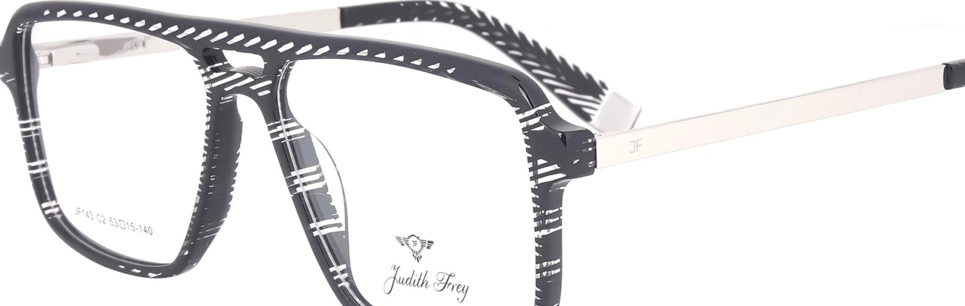 JF143 - C2 - Handmade Bio Acetate - Midnight Black - glassesbyahana.com