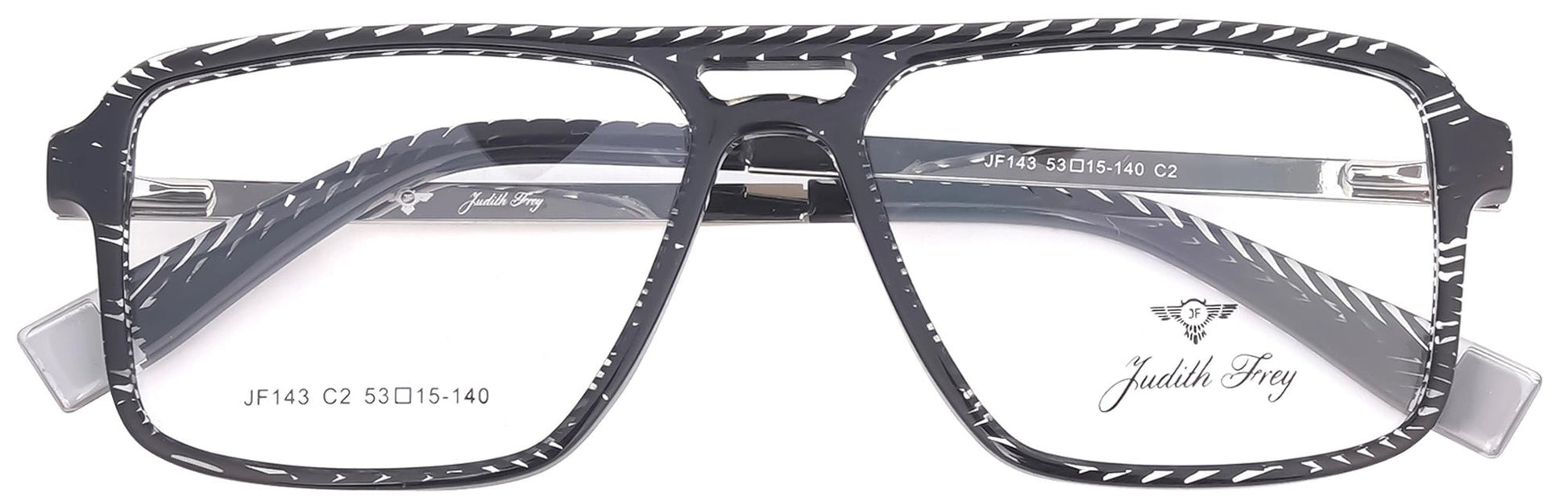 JF143 - C2 - Handmade Bio Acetate - Midnight Black - glassesbyahana.com