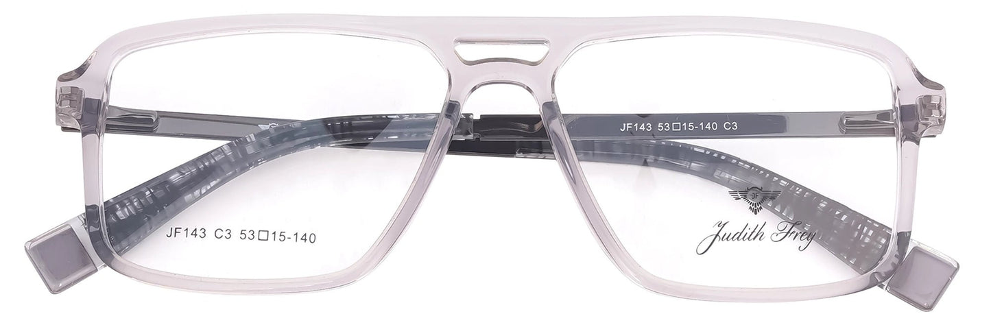 JF143 - C3 - Handmade Bio Acetate - Slate Grey - glassesbyahana.com