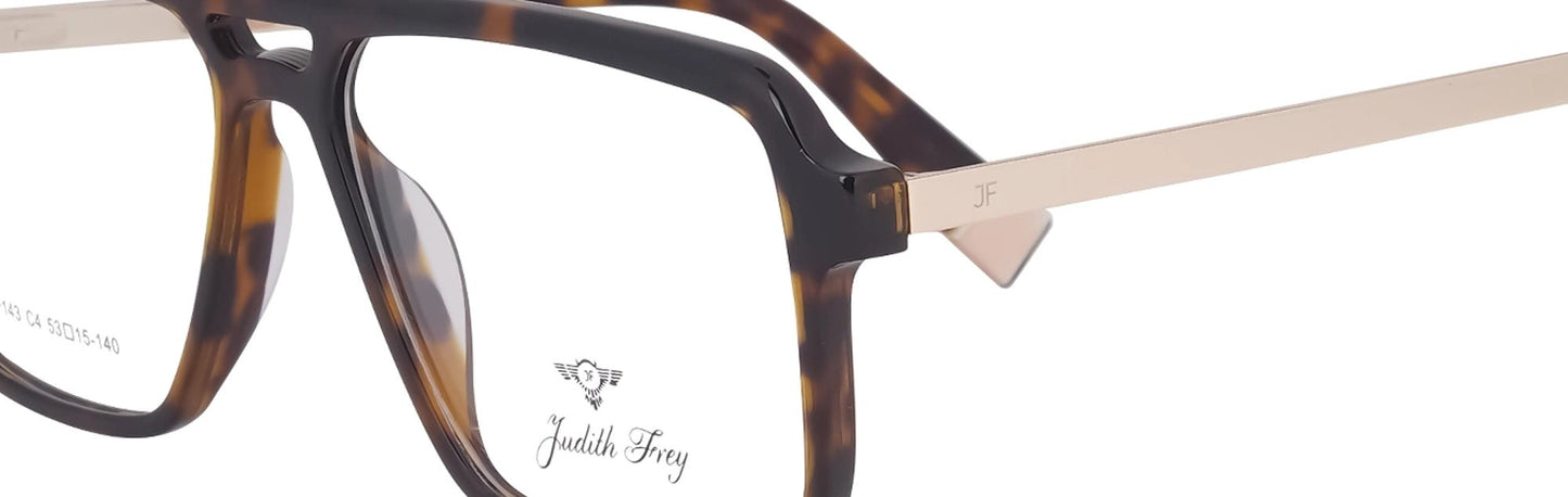 JF143 - C4 - Handmade Bio Acetate - Havana Brown - glassesbyahana.com