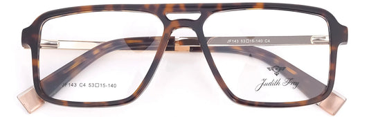 JF143 - C4 - Handmade Bio Acetate - Havana Brown - glassesbyahana.com