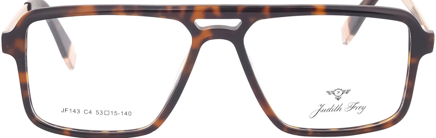 JF143 - C4 - Handmade Bio Acetate - Havana Brown - glassesbyahana.com