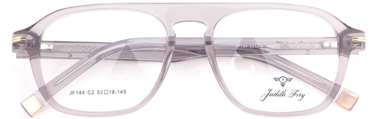 JF144 - C2 - Handmade Bio Acetate - Slate Grey - glassesbyahana.com