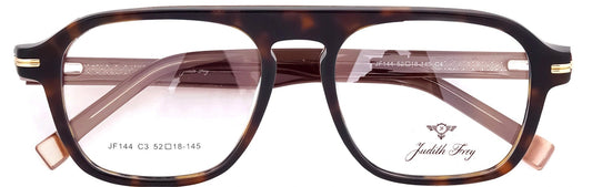 JF144 - C3 - Handmade Bio Acetate - Havana Brown - glassesbyahana.com
