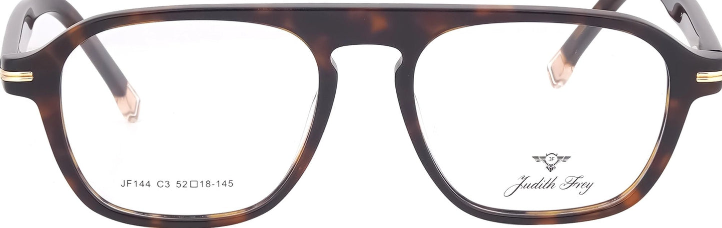 JF144 - C3 - Handmade Bio Acetate - Havana Brown - glassesbyahana.com