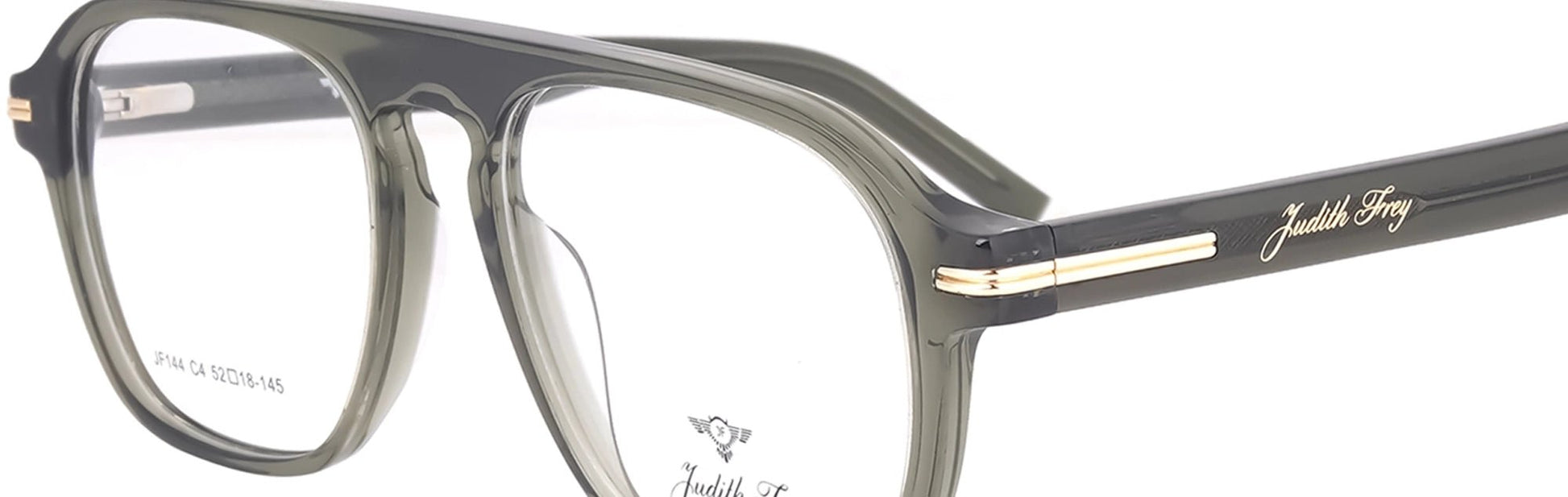 JF144 - C4 - Handmade Bio Acetate - Forest Green - glassesbyahana.com