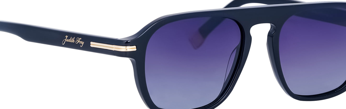 JF145 - C1 - Handmade Bio Acetate - Ebony Black - glassesbyahana.com