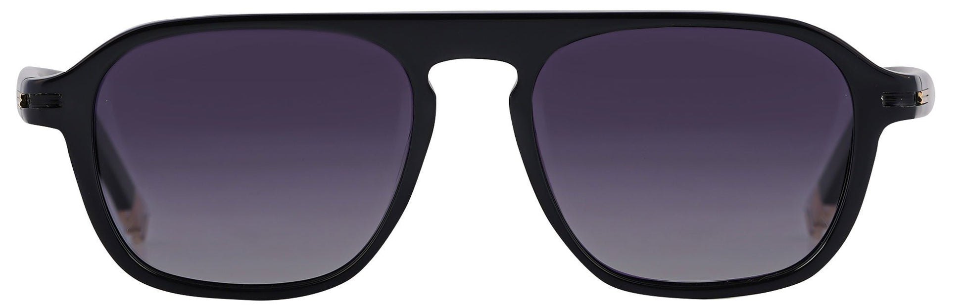 JF145 - C1 - Handmade Bio Acetate - Ebony Black - glassesbyahana.com