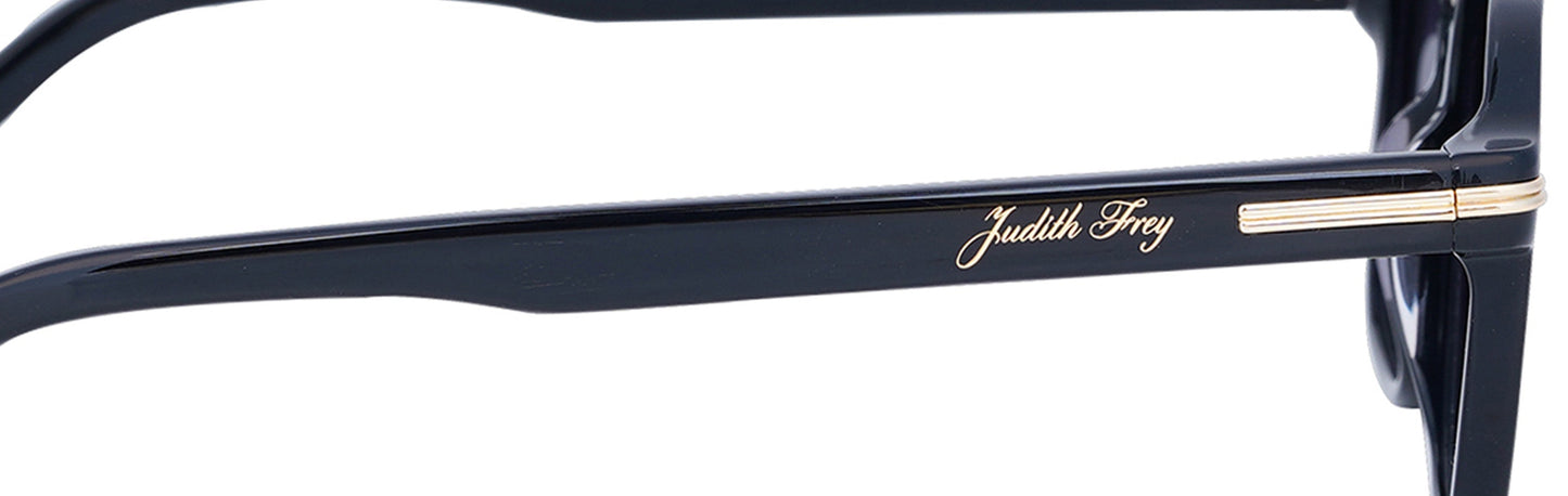 JF145 - C1 - Handmade Bio Acetate - Ebony Black - glassesbyahana.com