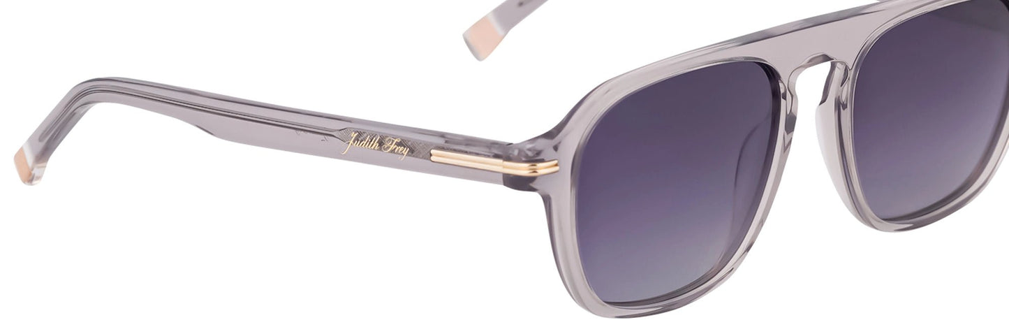 JF145 - C2 - Handmade Bio Acetate - Gunmetal Grey - glassesbyahana.com