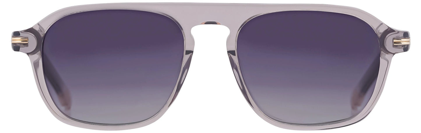 JF145 - C2 - Handmade Bio Acetate - Gunmetal Grey - glassesbyahana.com