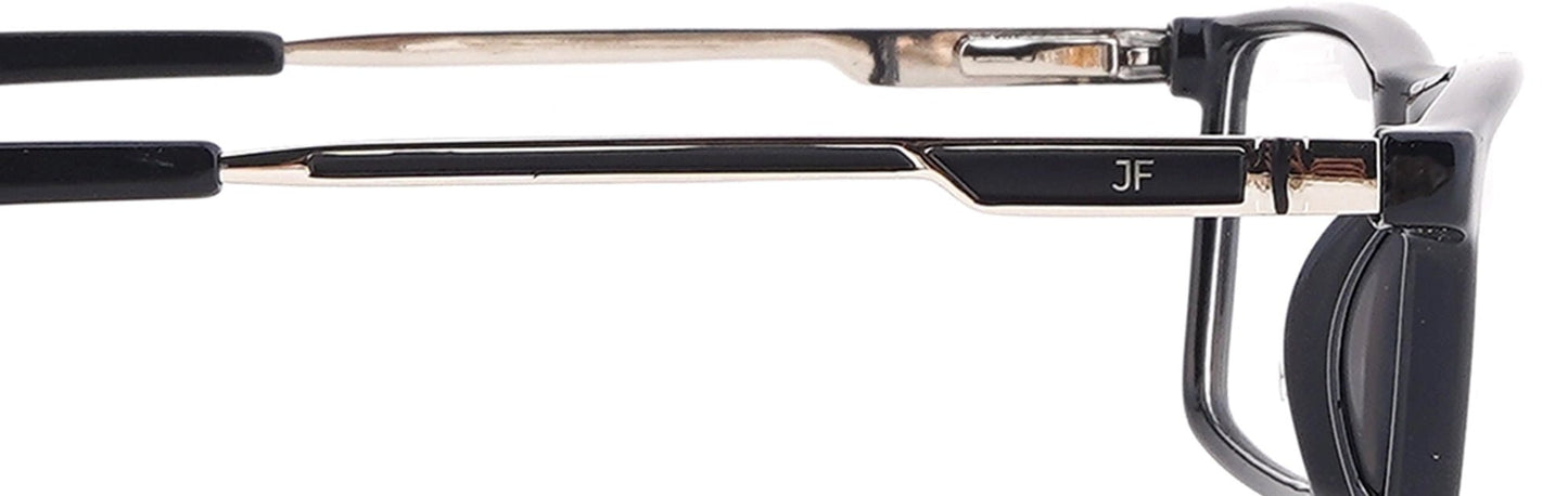 JF146 - C1 - Handmade Bio Acetate - Midnight Black - glassesbyahana.com