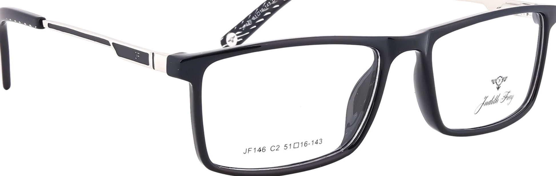 JF146 - C2 - Handmade Bio Acetate - Midnight Black - glassesbyahana.com