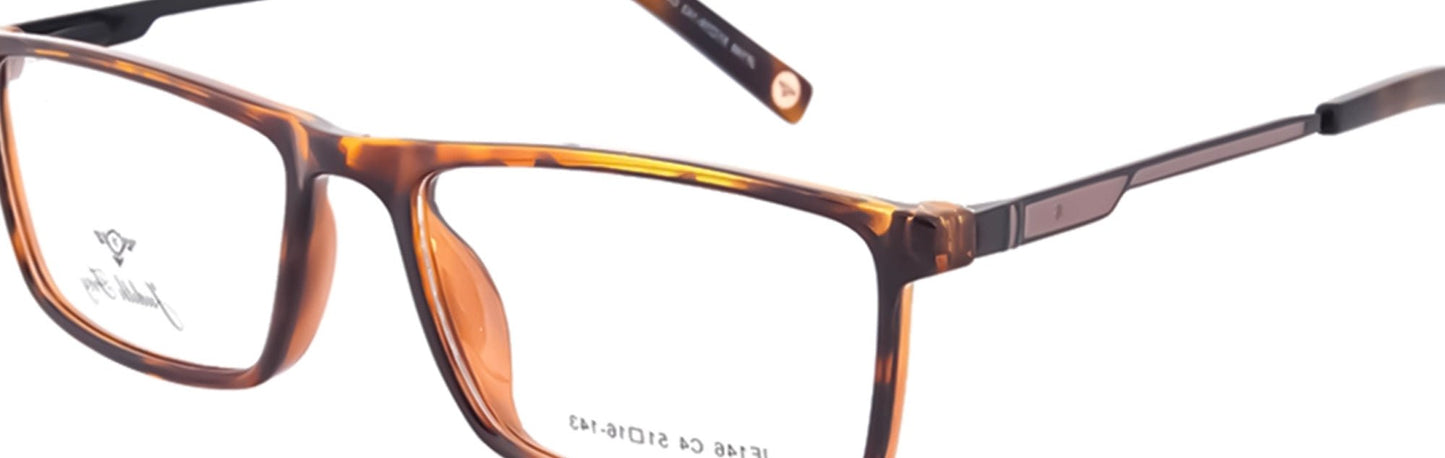 JF146 - C4 - Handmade Bio Acetate - Havana Brown - glassesbyahana.com