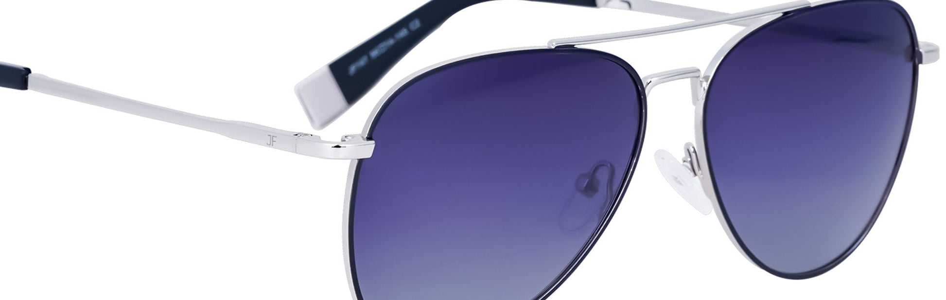 JF147 - C2 - Metal Alloy - Polished Silver - glassesbyahana.com