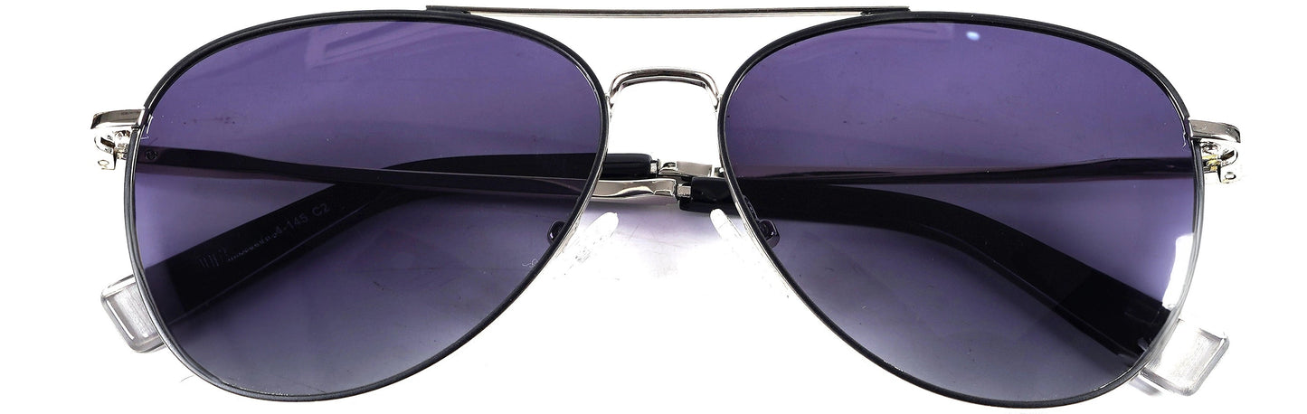 JF147 - C2 - Metal Alloy - Polished Silver - glassesbyahana.com