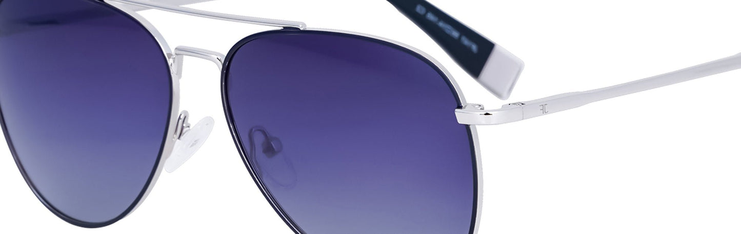JF147 - C2 - Metal Alloy - Polished Silver - glassesbyahana.com