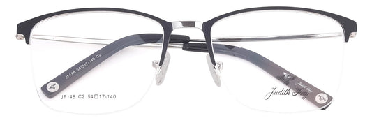 JF148 - C2 - Metal Alloy - Polished Silver - glassesbyahana.com