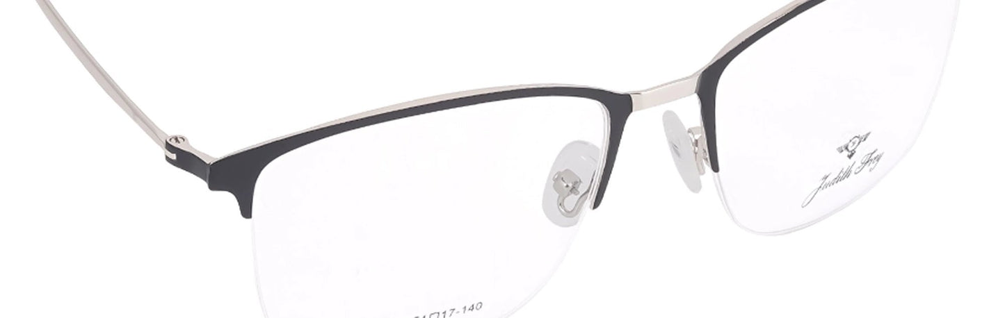 JF148 - C2 - Metal Alloy - Polished Silver - glassesbyahana.com