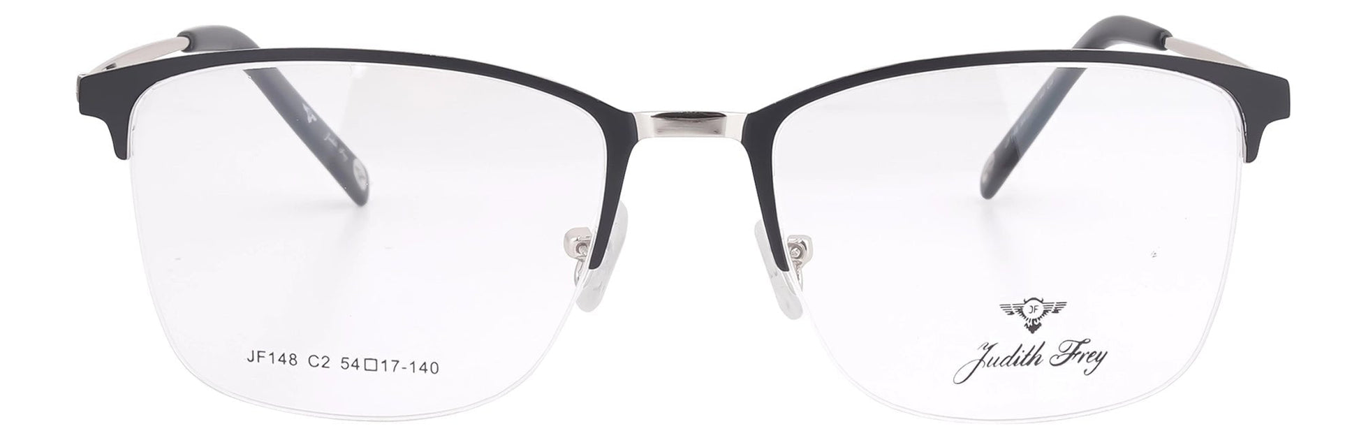 JF148 - C2 - Metal Alloy - Polished Silver - glassesbyahana.com