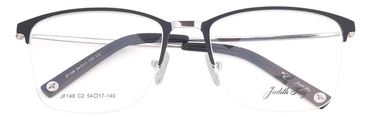 JF148 - C2 - Metal Alloy - Polished Silver - glassesbyahana.com