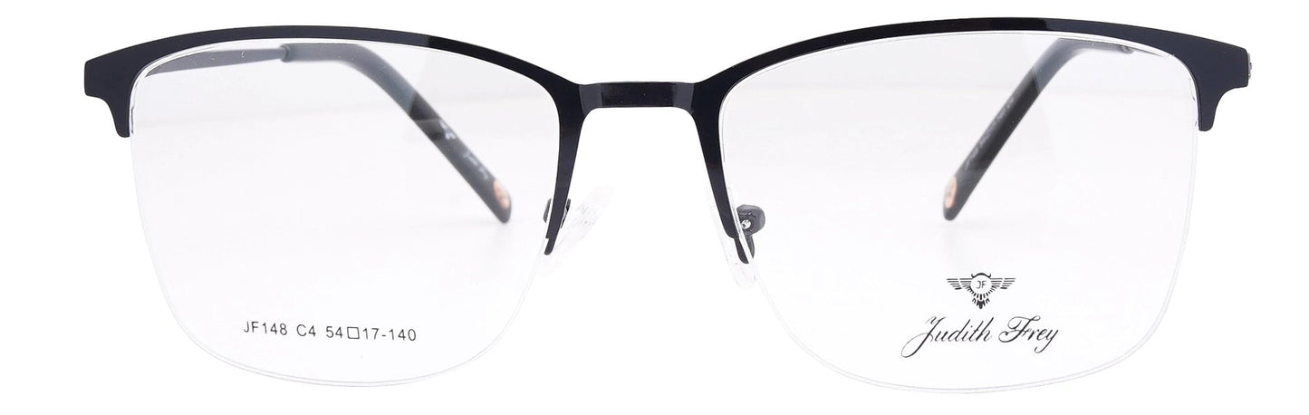 JF148 - C4 - Metal Alloy - Midnight Black - glassesbyahana.com