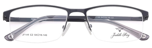 JF149 - C2 - Metal Alloy - Midnight Black - glassesbyahana.com