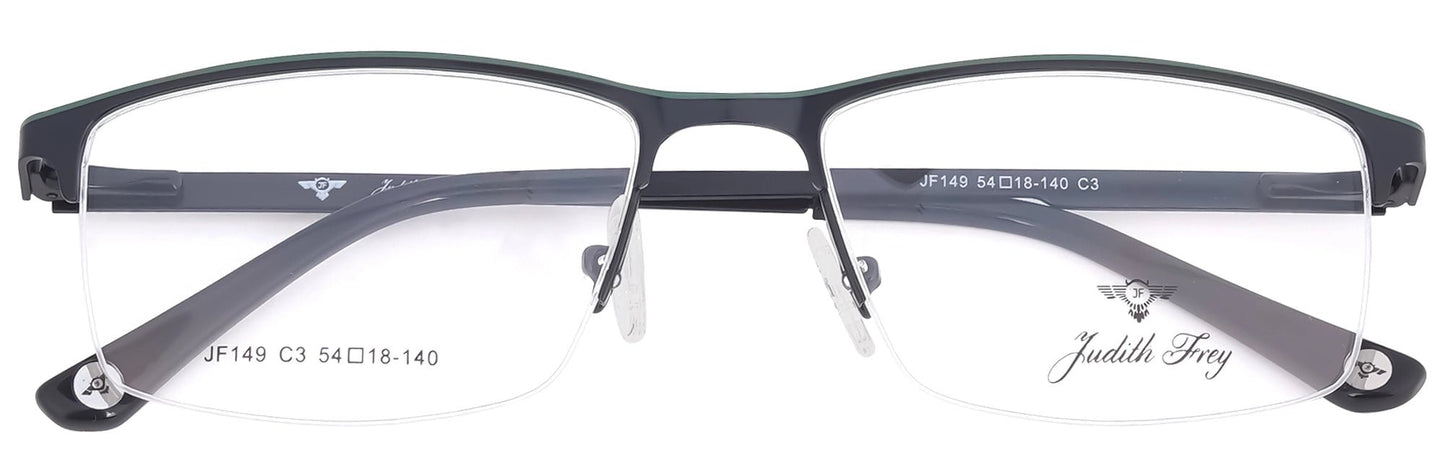 JF149 - C3 - Metal Alloy - Slate Grey - glassesbyahana.com