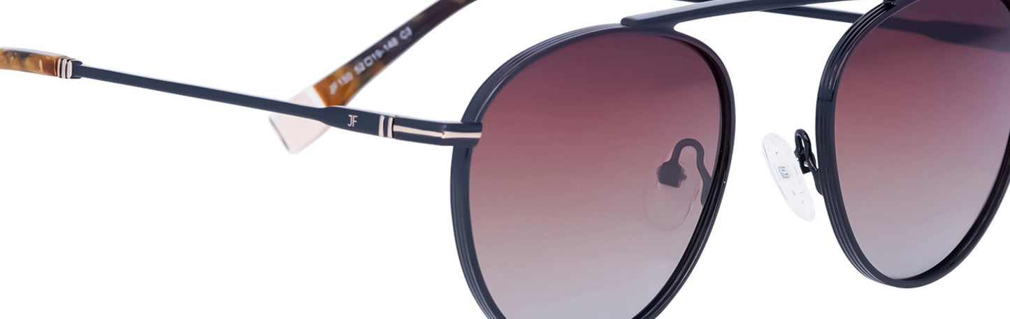 JF150 - C3 - Metal Alloy - Onyx Black - glassesbyahana.com
