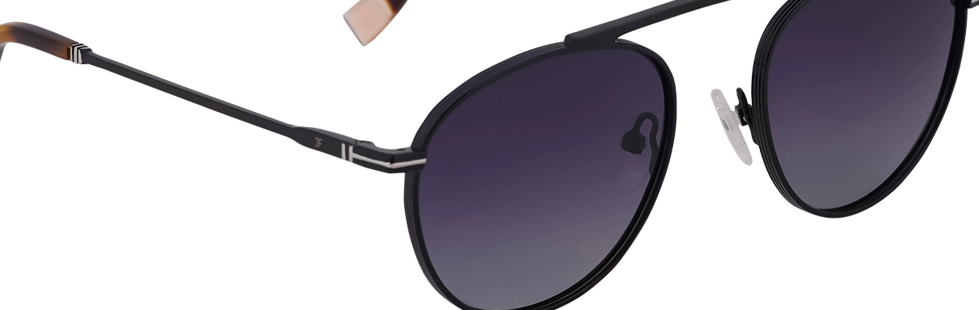 JF150 - C4 - Metal Alloy - Carbon Black - glassesbyahana.com