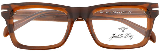 JF1500-C2-Handmade Bio Acetate-Honey Glaze - glassesbyahana.com