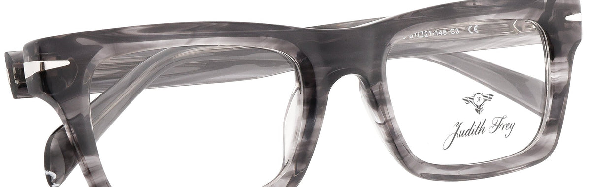JF1500-C3-Handmade Bio Acetate-Smokey Grey - glassesbyahana.com