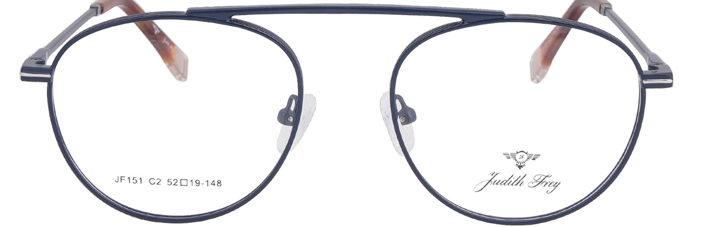 JF151 - C2 - Metal Alloy - Midnight Black - glassesbyahana.com
