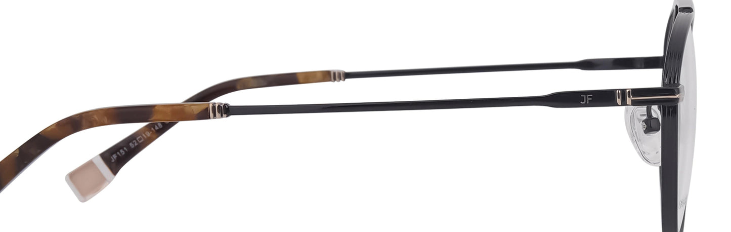 JF151 - C3 - Metal Alloy - Midnight Black - glassesbyahana.com