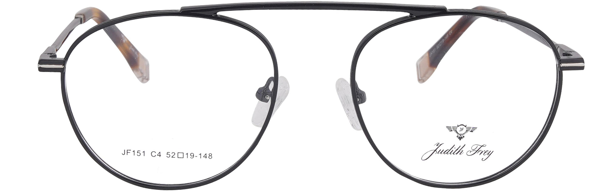 JF151 - C4 - Metal Alloy - Midnight Black - glassesbyahana.com
