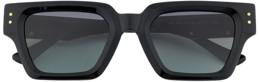 JF1521-C1-Handmade Bio Acetate-Midnight Black - glassesbyahana.com