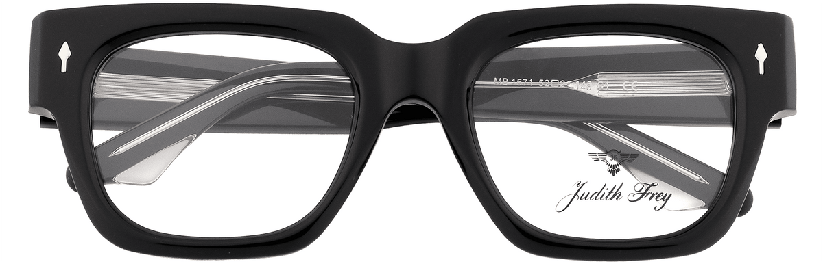 JF1571-C1-Handmade Bio-Acetate-Midnight Black - glassesbyahana.com