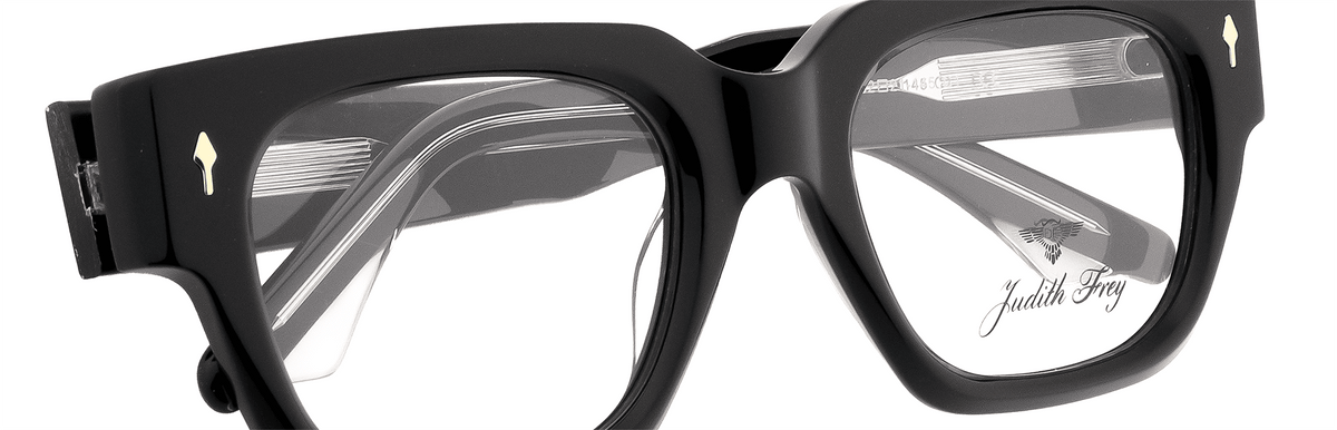 JF1571-C1-Handmade Bio-Acetate-Midnight Black - glassesbyahana.com