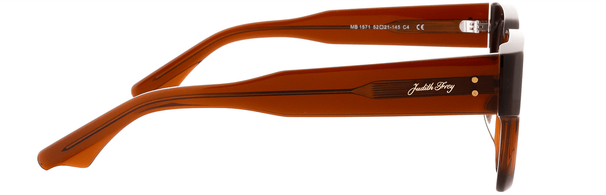 JF1571-C4-Handmade Bio-Acetate-Honey Glaze - glassesbyahana.com