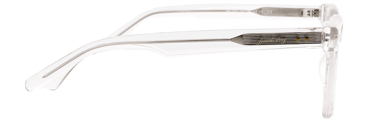 JF1572-C4-Handmade Bio-Acetate-Crystal Clear - glassesbyahana.com