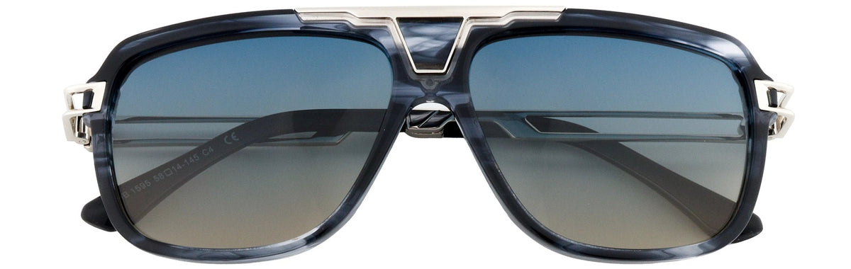 JF1595-C4-Handmade Bio Acetate-Smokey Black - glassesbyahana.com