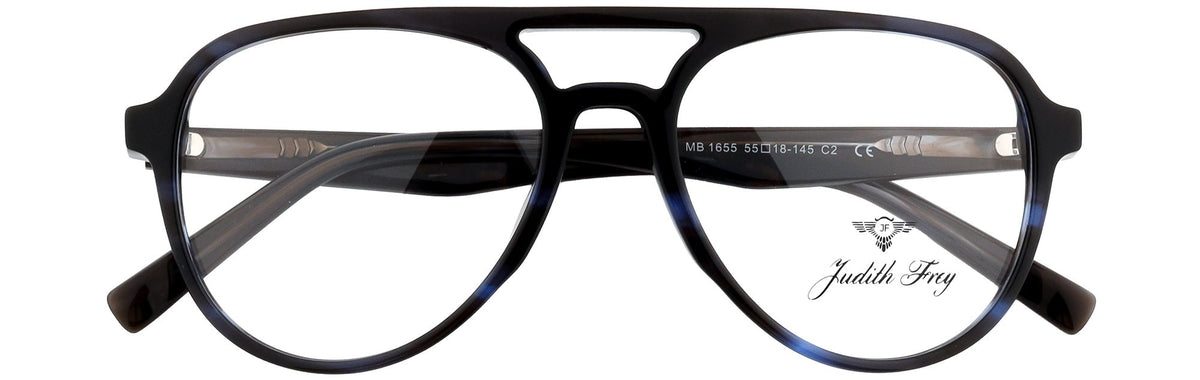 JF1655-C2-Handmade Bio Acetate-Blue Camoflauge - glassesbyahana.com